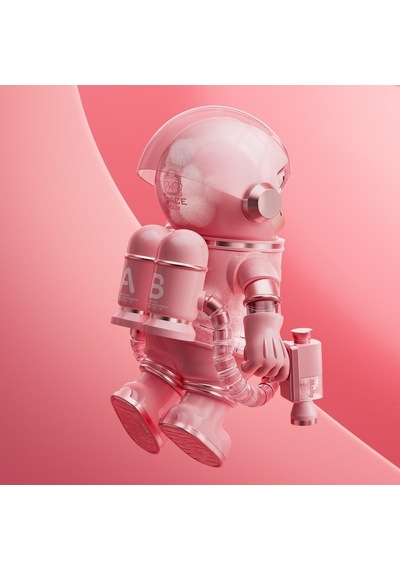Pop Mart Mega Space Molly %400 Smitten Love Figürü, Koleksiyonluk Ve Dekoratif Aksiyon Figürü Karakter Figürü