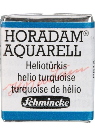 Schmincke Horadam Aquarell Artist Sulu Boya Helio Turquoise Yarım Tablet