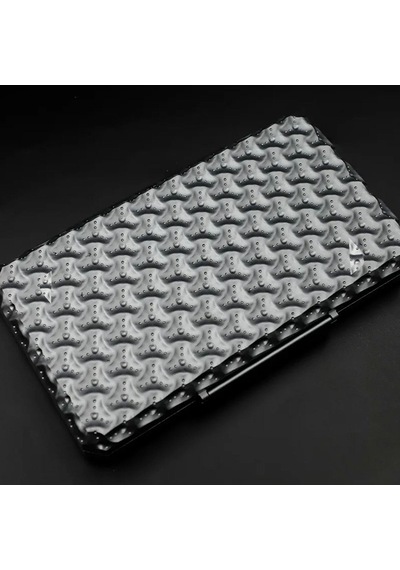 Guevara Stone Aluminyum Sedir Puro Taşıma Çantası Silver 5li