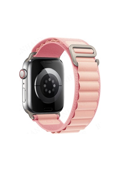 Apple Watch 42mm Mountain Kordon - Pembe
