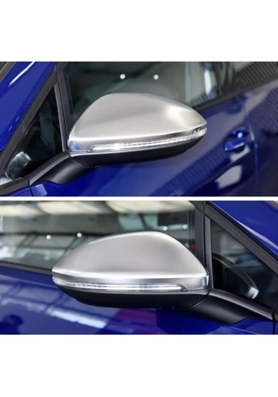 Golf 7.5 R / Gtı Mat Krom Gri Ayna Kapağı Takımı