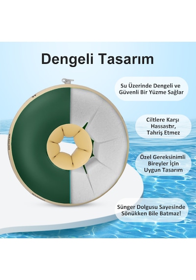 Taybamboo Spongy Başlangıç Seviye Yüzme Bebek Kolluğu - Yeşil