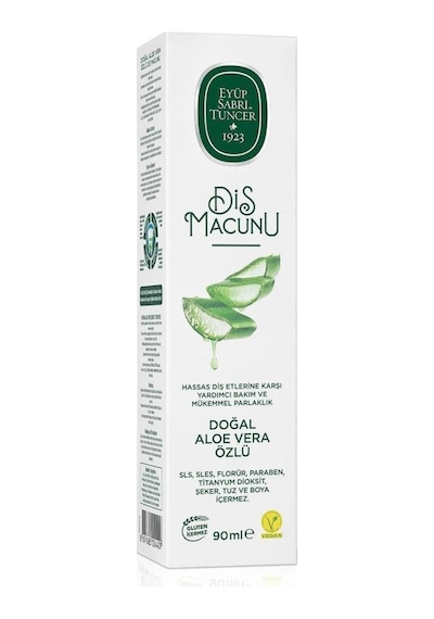 Doğal Diş Macunu 90 Gr Aloe Vera - Özel Seri 356304-00011 R2149