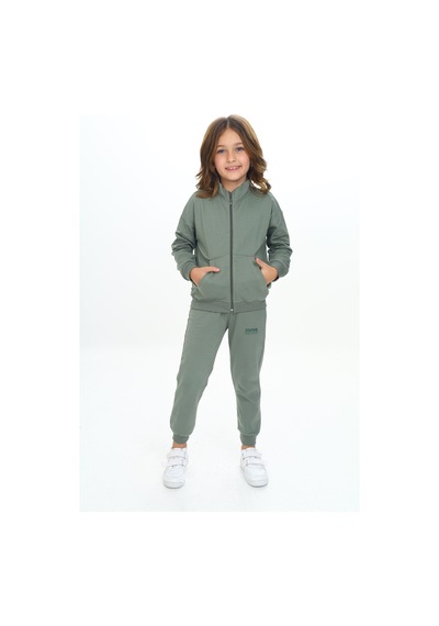 Toontoy Kids Toontoy Kız Çocuk Cool Style Baskılı Eşofman Takım Yeşil