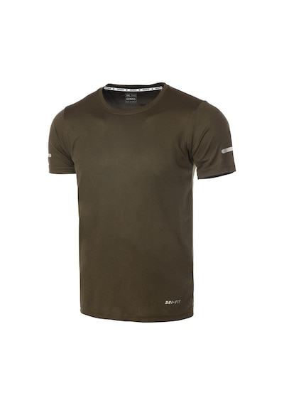 Genius Store Erkek Nem Emici Hızlı Kuruma Atletik Teknik Performans Spor T-shirt Drıfıt-kısakol Haki