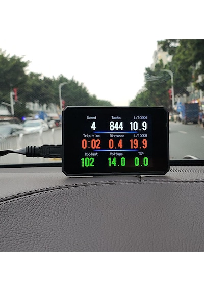 Gplus P16 HUD OBD 48 Fonksiyonlu Araç Veri Ekranı Head Up Display