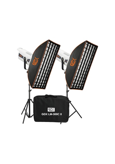 Gdx Lm-300c Iı İkili Set Video Ve Fotoğraf Sürekli Işık