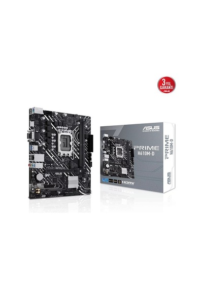 Asus Prime H610m-d D5 1700p Vga Hdmi