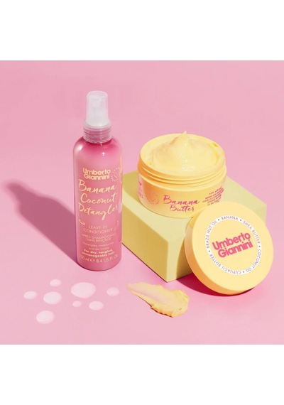 Umberto Giannini Banana & Coconut Kolay Tarama Durulanmayan Saç Kremi Sprey 250 ML