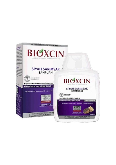 Bioxcin Quantum Siyah Sarımsaklı Şampuan 300 ML