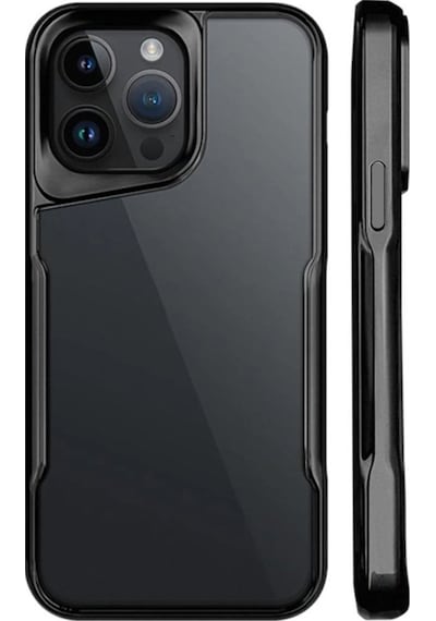Apple Uyumlu iPhone 14 Pro Max Boyi Seri Silikon Kapak Siyah
