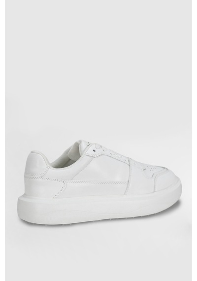 Lufian Mateas Erkek Deri Sneaker Ayakkabı Beyaz Beyaz 112230251100500 Beyaz