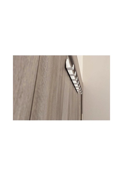 Askılık - Beyaz Metal Kapı Arkası Askılık Organizer Mutfak Banyo Askılık Beyaz - 927631612 Beyaz