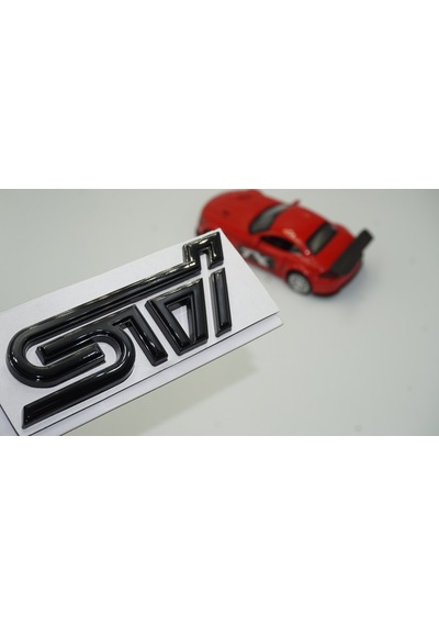 Dk Subaru Sti Siyah Metal 3m 3d Bagaj Yazı Logo Ürün