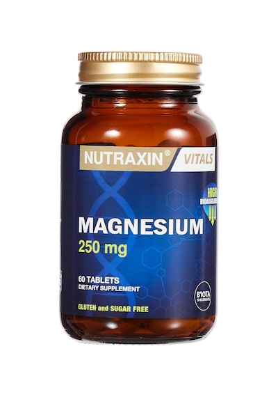 Tr Vitals Magnesium 250 Mg 60 Tablet Takviye Edici Gıda 2 Paketi
