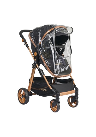Mamma Fermuarlı Lüks Travel Bebek Arabası Yağmurluğu Tüm Travel Şeffaf