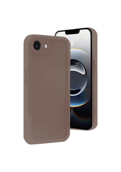 Apple iPhone  Uyumlu    16e Kılıf Viera Silikon - Kahverengi
