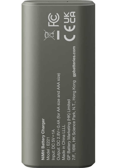 Gp Recyko E221 Usb 2lü Aa - Aaa Pil Şarj Cihazı Pilsiz Gpacse221004 Gpe221r21-2gtlb1