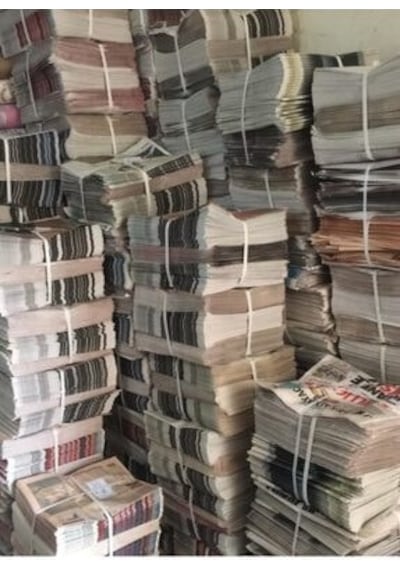 Eski Okunmamış Gazete 2-3-4 Kğ Paket Ambalaj Gazetesi 4 Kğ