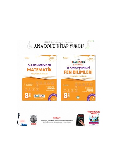 8. Sınıf Okyanus Matematik Ve Fen Bilimleri 36 Hafta Seti