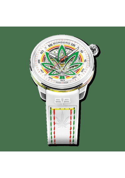 Bomberg Ct43ass.30-4.11 Erkek Kol Saati İsviçre Yapımı Otomatik Güç Ve Tasarım Gümüş