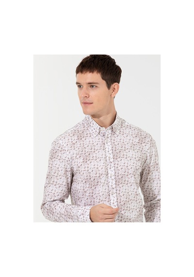 Pierre Cardin Slim Fit Uzun Kollu Gömlek 50259504-vr011 Çok Renkli