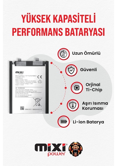 İnfinix Note 30 5g Uyumlu Tam Kapasite Batarya Tr Garantili