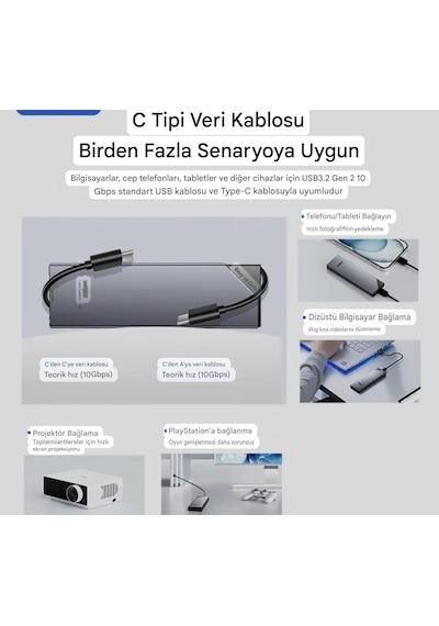 Eaget Se630d M2 Nvme+sata Muhafaza Kutusu Çift Protokol Ce Lisanslı 2280/2260/2242/2230/ 10gbps 3.2 Yüksek Hızlı Son Nesil Teknoloji Metal Sağlam Şık Tasarım