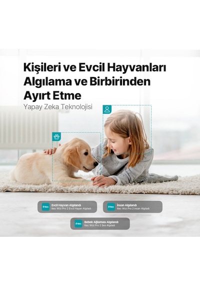Ttec 2agk04 Wizi Pro 2 Full Hd 360 Tak Çalıştır Wi-fi Akıllı Kamera