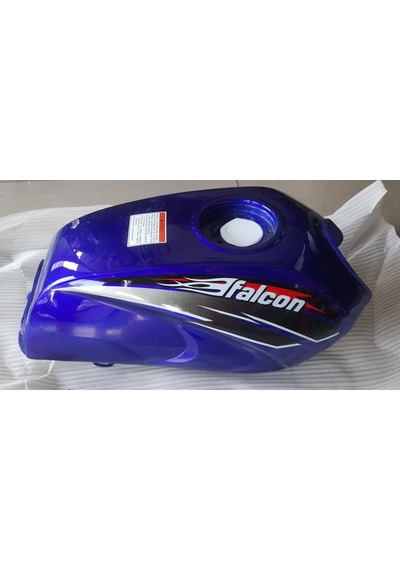 Falcon Sk 100 Uyumlu Benzin Deposu Gri Geniş Kapak Mavi Renk Istiyorum