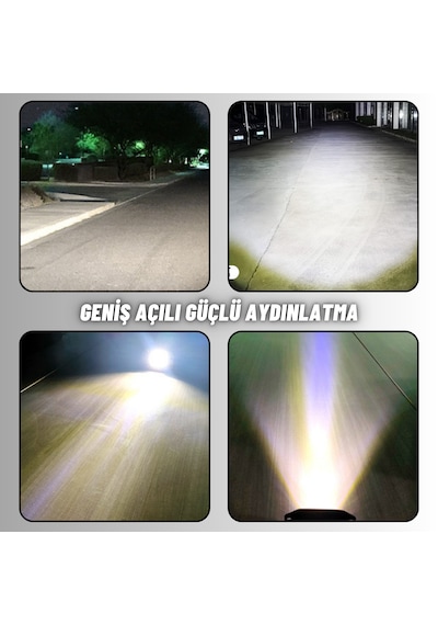 Off Road Led Çalışma Ve Tampon Sis Lambası 4 Adet 12-24v Traktör