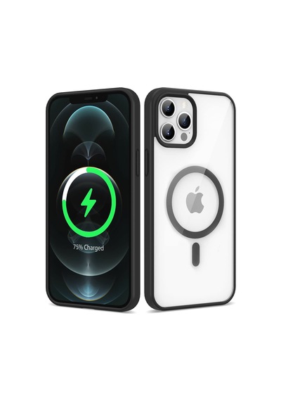 İphone 13 Pro İle Uyumlu Kılıf Siyah Oflam Kablosuz Şarj Kapak Dayanıklı Darbe Karşıtı Koruyucu Tasarım İphone 13 Pro , Siyah Sku: Zeusb0c59jx9pp