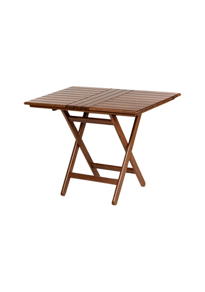 Albatros Katlanır Ahşap Bahçe Balkon Seti: 70x120 Masa+4 Sandalye Kahverengi Albatros Katlanır Ahşap Bahçe Balkon Seti: 70x120 Masa+4 Sandalye Kahverengi