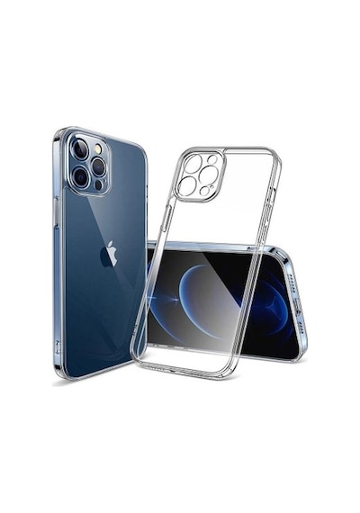 Apple Uyumlu iPhone 14 Pro Max Kamera Korumalı Soket 3D Şeffaf Kılıf
