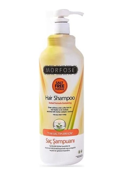Morfose Şampuan 1000ml. Bitkisel Tuzsuz Tüm Saç Tipleri