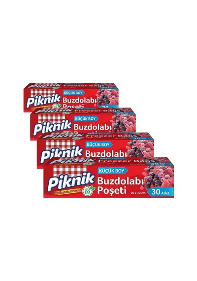 Buzdolabı Poşeti Küçük 30'lu 4 Paketi
