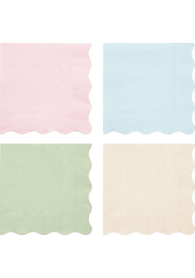 Meri Meri - Ladurée Paris Large Napkins - Ladurée Paris Peçeteler - L - 16'lı