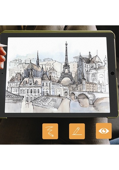 Ally Apple Uyumlu iPad 9.7 İnch Paper Like Film Darbe Emici Pet Ekran Koruyuc