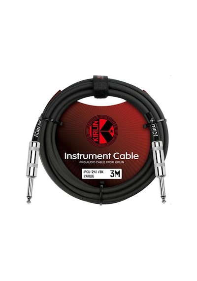 Kirlin Ipcv-241bk 3mt Enstrüman Gitar Kablosu - Siyah 3 Metre