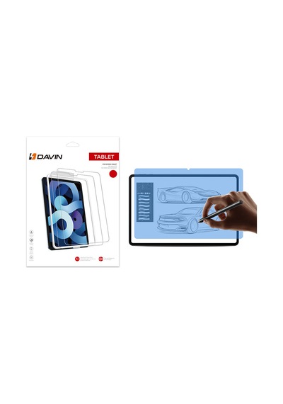 Zore Honor Pad 9 Kağıt Hisli Mat Uyumlu Davin Paper Like Ekran Koruyucu-şeffaf