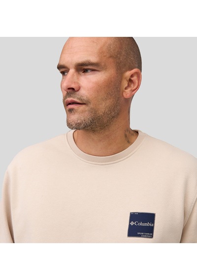 Columbia Cs0450 Csc M Boxy Brand Crew Erkek Sweatshirt 9150291278 Bej