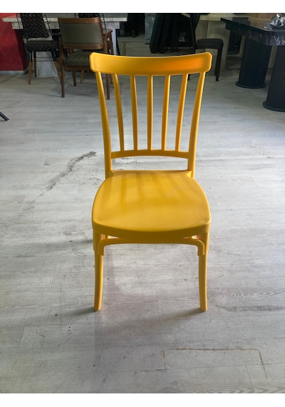 Vıolet Model Sarı Renkli 6'lı Plastik Sandalye