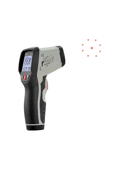 Cem Dt836 Dairesel Lazer Işıklı Termometre 1000 Derece