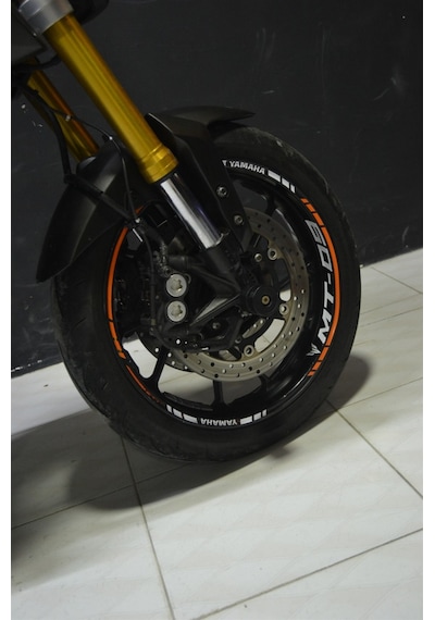 Yamaha MT 09 İç Dış Yazılı Jant Sticker Etiket