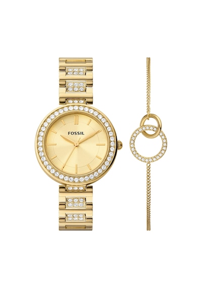 Fossil Fbq3903set Kadın Kol Saati Ve Bileklik Seti