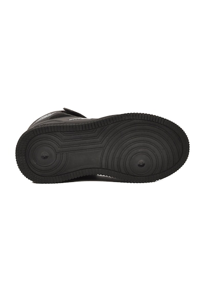 Cool Siyah Cırtlı Basket Tarzı Bilek Boy Sneaker Erkek Çocuk Spor Ayakkabı Haykat Uzun Air
