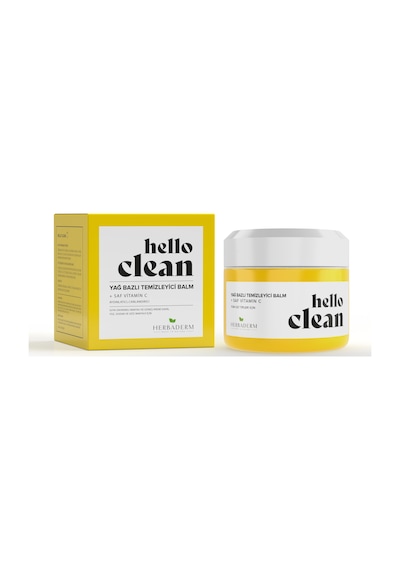 Herbaderm Hello Clean Aydınlatıcı Yağ Bazlı Temizleyici Balm 100 ML