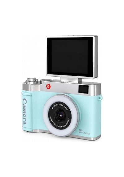 4k Çantalı Dijital Retro Video Kamera 48mp 16x Zoom Işıklı 32gb Kart Dijital Fotoğraf Makinesi Mav