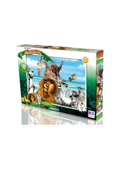 Ks Games Puzzle Madagascar 200 Parça