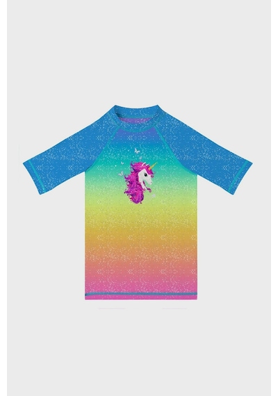 Slipstop Kız Çocuk T Shirt St2315000001 Fuşya-yeşil Fuşya